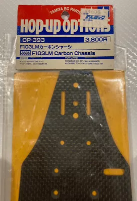 Tamiya F103LM Carbon Chassis 53393 • $125