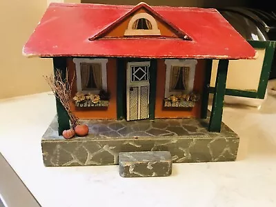 Antique German Dollhouse Cottage Bungalow • $295