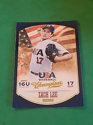 2013 Zach Lee Panini USA Baseball Champions #55 • $1.69