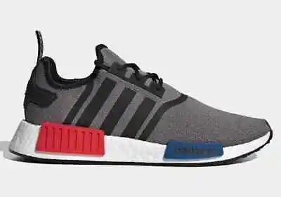 Adidas Originals NMD R1 Shoes Sneakers Grey/Black White Mens Size US 8-13 NEW ✅ • $140