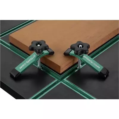 Grizzly T31827 Aluminum 5  Hold Down Clamps For T-Slot Table 2 Pk. • $37.95