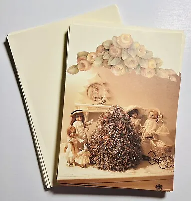 Dolls Tree Mary Lou Johnson Remembering Christmas Past Blank Cards Envelopes 18 • $16.98