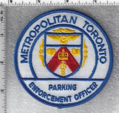 Metropolitan Toronto Parking Enforcement Officer (Ontario Canada) Shoulder Patch • $24.95