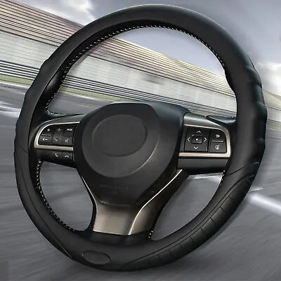 Car Silicone Steering Wheel Cover Leather Accessories Universal For Ford Toyota • $8.96