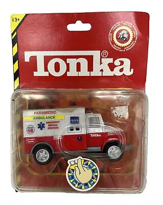 NEW In Box Vintage 2000 Tonka Rescue 18 Paramedic Ambulance #03721 Red W/ Sounds • $128.17