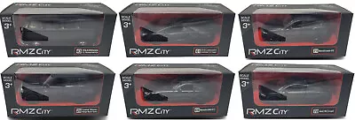 Kandytoys Rmz Matte Black Diecast Car In Box 16cm - Ty8273 Toy Metal Model 1:32 • £8.39