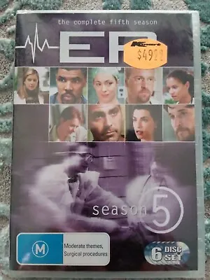 ER DVD Complete SEASON 5 SERIES FIVE REGION 4 NEW SEALED MEDICAL DRAMA E.R. E R • $25.70
