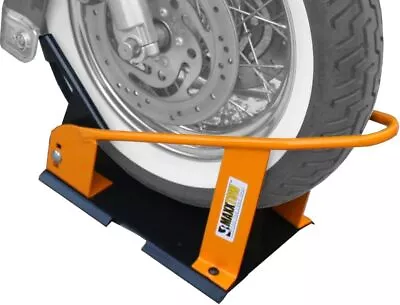Adjustable Motorcycle Wheel Chock Heavy Duty Transport Tire Mount Truck Trailer • $51.49