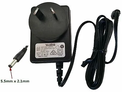 $17.50 • Buy Yealink Power Supply 5V 1.2A AMP DC Power Supply Adapter VOIP Phone Handset 5 2