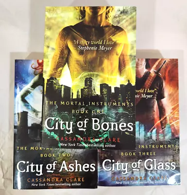 City Of Bones Set 3 Books Mortal Instruments Series By Cassandra Clare - VG • $17.79