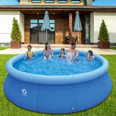 Large Family Inflatable Swimming Pool Garden Outdoor Summer Fun Paddling Pools  • £9.49