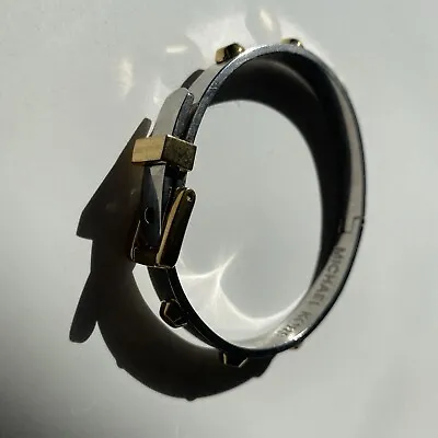 Michael Kors Silver-Gold Bracelet Buckle Look • $50