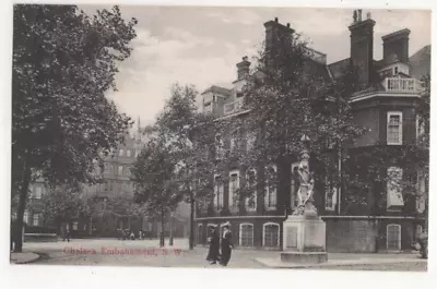 London Chelsea Embankment SW Charles Martin Posted 1907 Vintage Postcard • £4