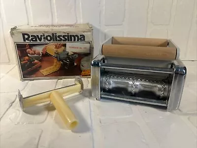 Vintage OMC Marcato Raviolissima Ravioli Pasta Maker Attachment Made In Italy • $17.50