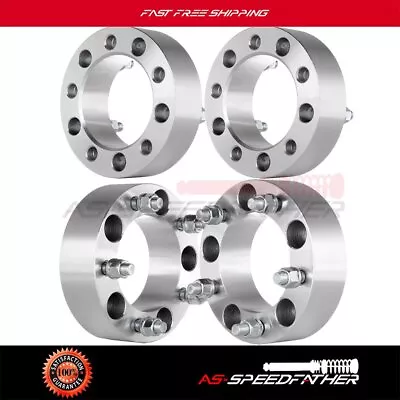 4PcS 2  Wheel Spacers 5x5.5 To 5x139.7mm 1/2  For Ford E-150 Dodge Ram 1500 Jeep • $95.94