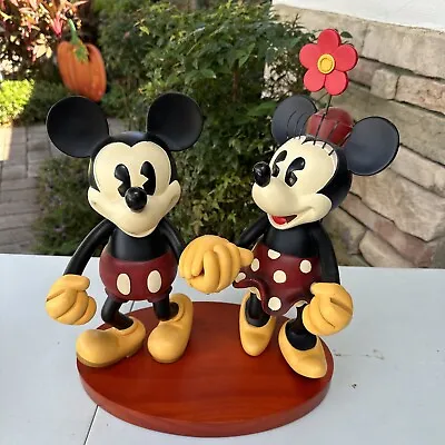 Disney Parks Med Big Fig Figure Pie Eyed Eye Minnie & Mickey No Tickets • $299