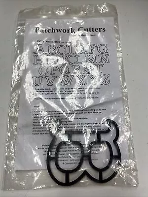 £2.99 • Buy Patchwork Extra Large Letter B Cutter Fondant Sugarcraft Cake Decoration