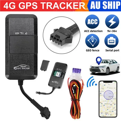 Real-time GPS Tracker 4G Car Vehicle Anti Theft Tracking Device Alarm Tracker AU • $16.13