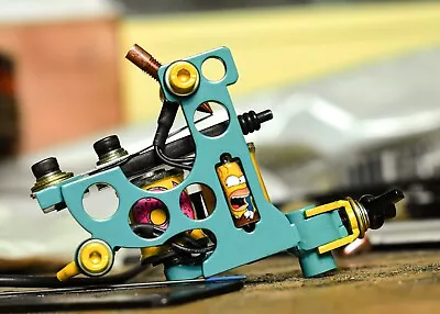 Handmade Tattoo Machine Medium Liner 5-14rs Running 140-145 Hz @ 4.5 V Unloaded • $159.60