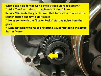 $20 • Buy 1981 1982 1983 Yamaha Virago Bendix Clip Clamp - Starter Fix Xv750 Xv920 Xv700