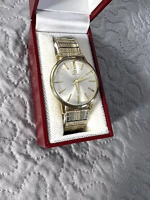 1950’s VINTAGE OMEGA 18K YELLOW GOLD MEN'S WATCH~FOR REPAIR • $990