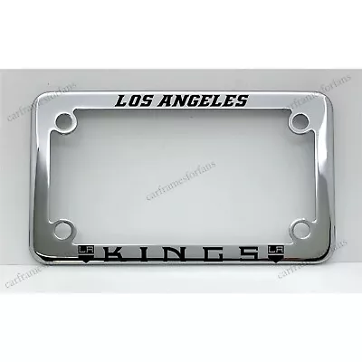 Los Angeles Kigs Motorcycle License Plate Frame Made Of Chrome Plated Metal • $29.99