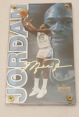 1999 NC MICHAEL JORDAN Upper Deck 24K Signature PRODUCTION PROOF Card # /2300  • $29.95