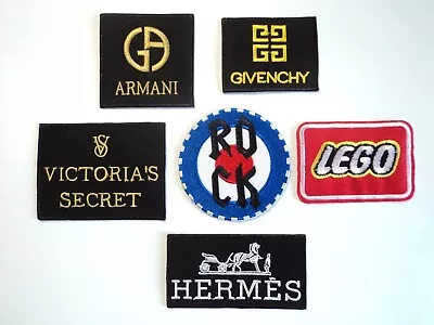 1x Fashion Logo Patches Embroidered Cloth Badge Applique Iron Sew On Mod Rock • $6.99