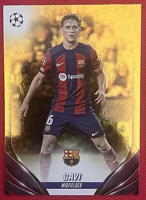 2023-24 Topps UEFA Club Competition Gavi Star Ball FC Barcelona #63 • $0.99