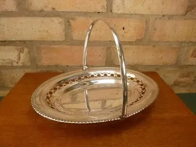£19.99 • Buy Nice Antique Mango Plate Silver Plated 10 1/2  Bowl With Handle
