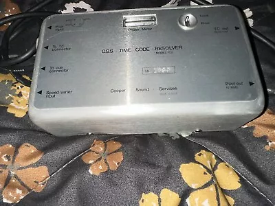 1 X Nagra C.S.S. Time Code Resolver ! 102 Model • £111.65
