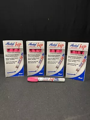 LOT OF 48 NEW Pink MARKAL PRO-LINE HP PAINT MARKERS - 3MM • $60