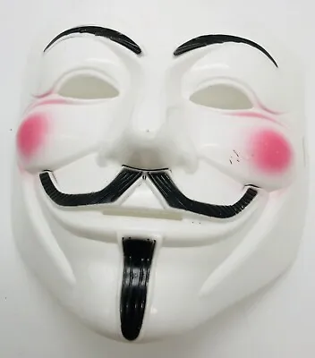 $18 • Buy V For Vendetta Mask Halloween Masks Guy Fawkes White Black Mustache