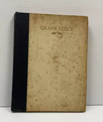 Thomas Gray & John Vassos (ill.) Gray's Elegy (HB 1931) • $37.90