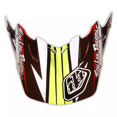 Troy Lee Designs TLD SE3 Helmet Visor Cyclops Black / Red MX Motocross Dirt Bike • $29.95