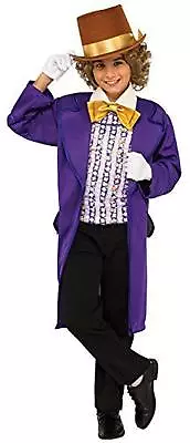 Kids Willy Wonka & The Chocolate Factory Willy Wonka Value Costume Large - Rubi • $61.80