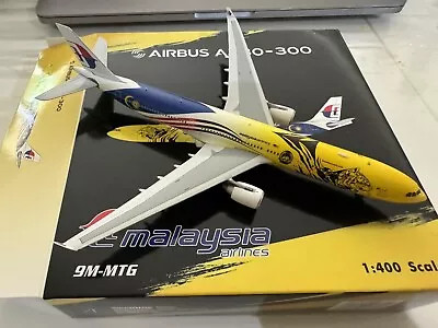 Phoenix 1:400 Malaysia Airlines Airbus A330-300 9M-MTG  HARIMAU MALAYA  • $92.99