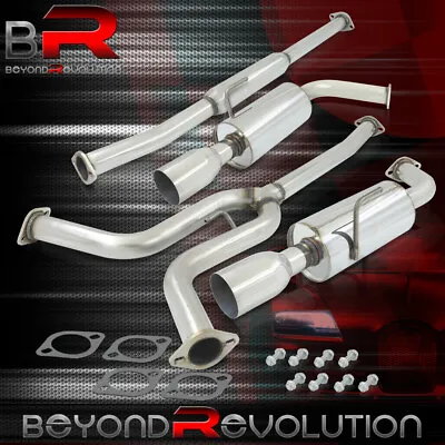 For 2004-2008 Maxima 3.5L Dual Exit Catback Exhaust 2.35  Piping 4  Muffler Tips • $196.99