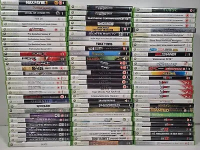 Microsoft XBOX 360 Games N To Z Huge Selection Bundle Discount Available • £3.99