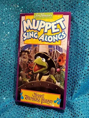 Vintage Muppet Sing-Alongs - Muppet Treasure Island (VHS 1996) Very Clean! • $7