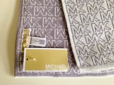 Michael Michael Kors Scarf 65  MK Signature Logo Print Lavender • $30