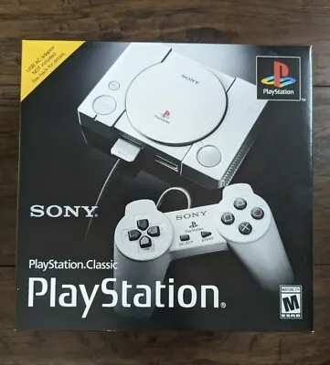 Authentic Sony PlayStation Classic Mini Video Game Console PS1 New 20 Games • $99.95