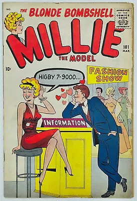 Millie The Model #101 1961 4.0 VG All Stan Lee Stories! Stan Goldberg Artwork! • $28