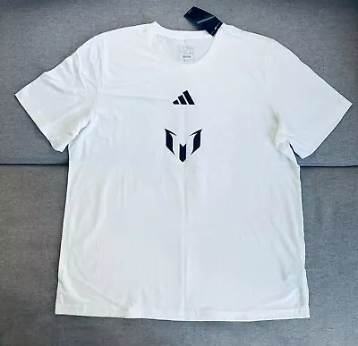 Adidas Messi Miami Short Sleeve Icon Tee Men's Size XL New • $22.88