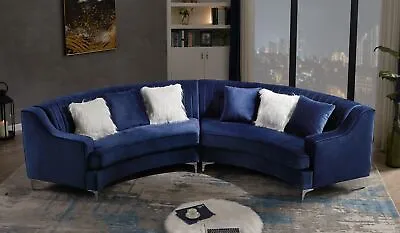 Legend Vansen Curved Sofas For Living Room Velvet Symmetrical Modular Sectional • $2295.99