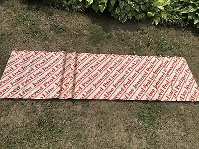 Vintage Jonsereds Chainsaw Corigated Banner Approx 8 Ft X 27” Saw Advertising • $21.95