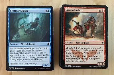 MtG Bulk Lot 50 Merfolks And Rogues -  All Creature Cards Type. (C) NM EN • $2.99