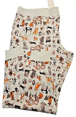 Vera Bradley Ribbed Jogger Pajama Pants -Dog Show Size XXL (18) • $20
