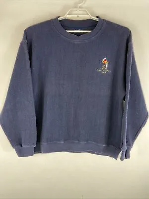 Vintage Swingster Ronald McDonald House Sweater Men's XL Blue Made In USA • $69.99