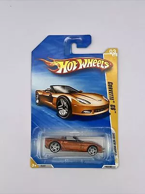 Corvette C6 Convertible 🍊 2009 New Models Hot Wheels Mattel #3/42 Combine📦Save • $2.01